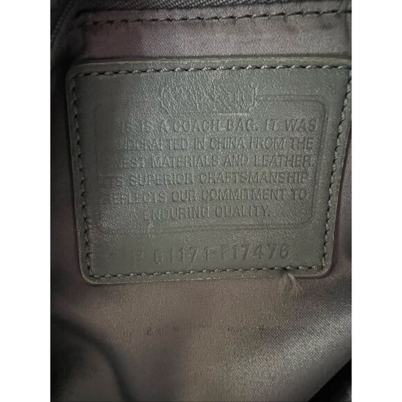 Coach Silver Gray Penelope Optic Jacquard C Monogram Hobo Shoulder Bag F17476 - Picture 11 of 12